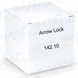 Arrow Lock 142 32D Deadbolt, D & E Series, 2-3/4" Backset, 2-1/4" x 1" Face, Square Corner, Satin Stainless Steel