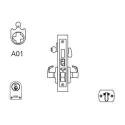 Corbin Russwin ML2067 ASA 626