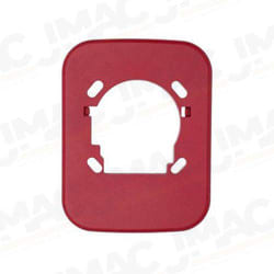 System Sensor TR-2 Trim Ring, Red, Wall Mount