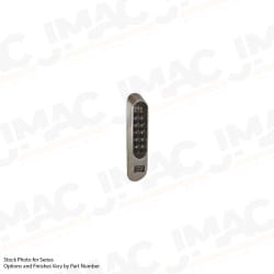 Securitron DKC-37CSS Digital Keypad System, Character Mode, Narrow Stile, Satin Stainless Steel