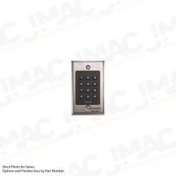 Securitron DKC-38C Digital Keypad System, Character Mode, Single Gang, Satin Stainless Steel
