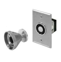 SDC EH1024120P Magnetic Door Holder, Flush Mount, 24 VAC/DC/120 VAC, Brass Plated