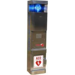Talk-A-Phone  ETP-WM-AED Defibrillator Wall Mount Emergency Phone Station