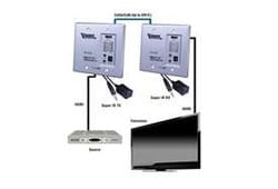 Vanco 280767 HDMI HDBaseT (230ft/70m) Wall Plate Extender