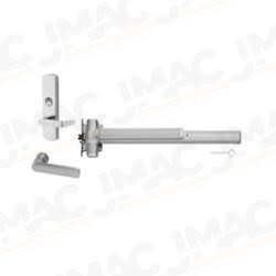 Von Duprin 9875L-NL-01-4-US4-LHR Mortise Lock Device, Night Latch, 01 Lever, Left Hand Reverse, 4' Door, Satin Brass