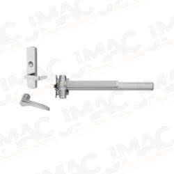 Von Duprin 9875L-NL-12-F-3-US3-LHR Mortise Lock Fire Exit Device, Night Latch, 12 Lever, Left Hand Reverse, 3' Door, Bright Brass