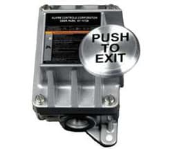Alarm Controls EXP-2 Explosion Proof Push Button, Latching Action Switch, PUSH TO EXIT