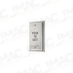 Alarm Controls PS5-111 Access Control Single Gang Push Plate with Pneumatic Time Delay Switch, Clear Finish, Vandalproof, 2 Ampere at 28 Volt DC, Back Fill, "PUSH TO EXIT" Alarm Controls PS5-111 Access Control Single Gang Push Plate with Pneumatic Time Delay Switch, Clear Finish, Vandalproof, 2 Ampere at 28 Volt DC, Back Fill, "PUSH TO EXIT"