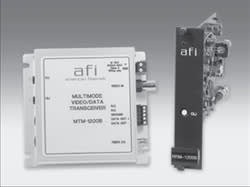 American Fibertek MTM1200B Single Fiber Bi-Directional Module Transmitter, Multimode