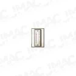 Alarm Controls PT5-152 Push Plate, T-Style, Pneumatic Time Delay, Clear, EMERGENCY DOOR RELEASE in Red