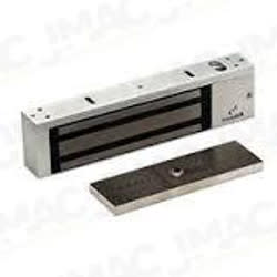 Dynalock 2011-VOP-LED Electromagnetic Lock, 1200lbs, Single Outswinging Door, Value Option Package, Bi-Color LED, Satin Aluminum