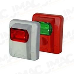 Gentex GECB24PWB Low Profile Color Evacuation Horn/Strobe (Plain/Blue)