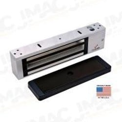 Dynalock 2011-US19 Electromagnetic Lock, 1200lbs, Single Outswinging Door, Flat Black Coated