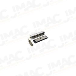 Dynalock 2013-RWE Electromagnetic Gate Lock, 1200lbs, Rear Wire Exit, Satin Aluminum