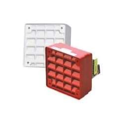 Cooper Wheelock Weatherproof ET-1010-R Speaker, Red, Ceiling Mount, FIRE Lettering, Single Candela Cooper Wheelock Weatherproof ET-1010-R Speaker, Red, Ceiling Mount, FIRE Lettering, Single Candela