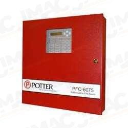 Potter Amseco PFC-6075 75 Point Addressable Fire Alarm Control Panel