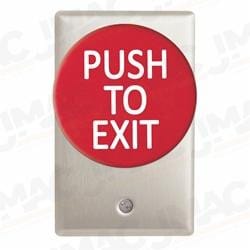 Camden CM-5085RPTE Red Mushroom Pushbutton, Single Gang, Spring Return, DPST, PUSH TO EXIT Camden CM-5085RPTE Red Mushroom Pushbutton, Single Gang, Spring Return, DPST, PUSH TO EXIT