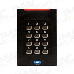 HID 921PHPNEK000UE pivCLASS SE RPK40-H Smart Keypad Reader, 125 kHz HID Prox, AWID and EM4102, 13.56 MHz Contactless PKI-Based FIPS 201, RS485 HDX OSDP, Pigtail, Standard v1, FIPS 200-BIT, Black