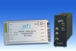 American Fibertek MT946C Module Transmitter, Four Channel Digital Video, Multi-Protocol RS485/RS422/RS232/Manchester, Contact Closure, Multimode
