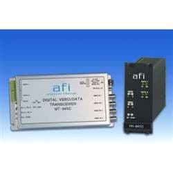 American Fibertek RR945C Four Channel Digital Video Rack Card Receiver, Two Bi-Directional Multi-Protocol Data Channels, Multimode