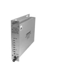 ComNet FVRXA4C1S 4-Channel 24-Bit Audio Receiver and One Bi-Directional Contact Closure, Single Mode