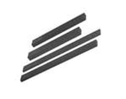 Securitron SFP-5/8BK-12 Stop Filler Plate, 12", Black Anodized