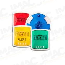 Cooper Wheelock Exceder STW-NR Red Colored Lens Strobe, White, Wall Mount Cooper Wheelock Exceder STW-NR Red Colored Lens Strobe, White, Wall Mount