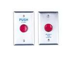 Camden CM-250/7 Stainless Steel Economy Button, Narrow, PUSH TO EXIT