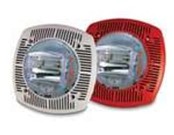 Gentex SSPK24-15/75WLPR Red Low Profile Wall Mount Speaker/Strobe 15/75 Candela