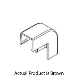 GRI EZ58OCB Outside Corner Raceways, Brown, Bag of 6