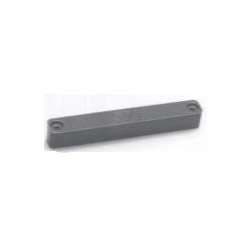 GRI M401G Magnet, Gray, 3/8" x 1-1/2", Inside 1/2" x 5/8" x 4" Industrial Surface Screw Mount Case