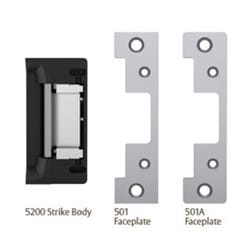 HES 5200C-630 Universal Electric Strike, 501 & 501A Faceplates, Satin Stainless Steel HES 5200C-630 Universal Electric Strike, 501 & 501A Faceplates, Satin Stainless Steel