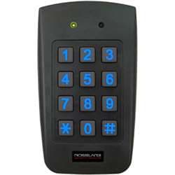Rosslare Security AYCF64 US Single Gang Backlit PROX & PIN Reader, Convertible