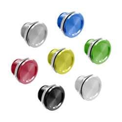 Rosslare Security PX13N, Small Metallic Piezoelectric Push Button, Natural