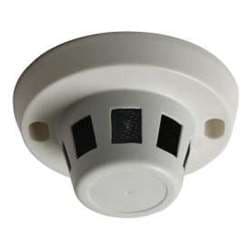 Seco-Larm EV6120N3WQ ENFORCER Covert Color Ceiling Mount Camera, 3.7mm Pinhole Lens, 480 TV Lines, Smoke-Detector Style Housing