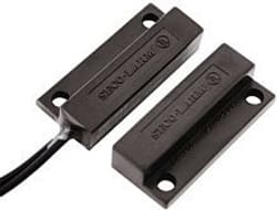 Seco-Larm SM-205Q/BR Miniature Surface-Mount Magnetic Contact, 3/4" (19mm) Gap, N.C., Side Leads, Brown