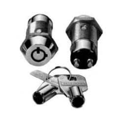 Seco-Larm SS090 Tubular Key Lock Switch, Shunt On/Off, 2 Terminals, SPST