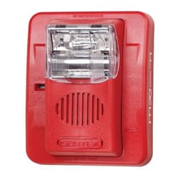 Gentex GEC24-15/75PWR Low Profile Evacuation Horn/Strobe (Red/15,75cd)
