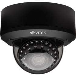 Vitek VTDHOCR2812VB 2.1MP HD-SDI IP68 Vandal Resistant WDR Dome Camera, Black