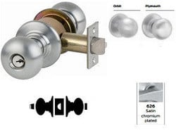 Schlage D44S Hospital Privacy Knob Lock D Series