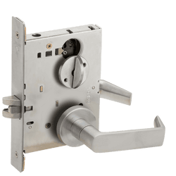 Schlage L9040 - Bath/Bedroom Privacy Lock - Grade 1 Mortise Non-Keyed Lever Lock