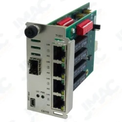 Transition C6110-1040 4-Port T1/E1/J1 Fiber Module