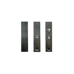 Detex 02C 630 C Straight Pull Trim with Blank Escutcheon, for 10/20/21/27 Series Devices, Satin Stainless Steel