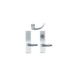 Detex 14DNU RHR 613 DN Lever Trim with Blank Escutcheon, Right Hand Reverse, for 40/50/51 Series Devices, U Lever Style, Dark Oxidized Satin Bronze Oil Rubbed