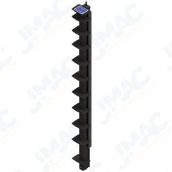 Protech Technologies 30840321 - 10ft , Single Face RX, 10 Cells, Anti-Condensation Caps, Solar Panel & Battery