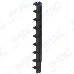 Protech Technologies 30840511 - 8.2ft , Single Face TX, 8 Cells, Anti-Condensation Caps, Solar Panel & Battery