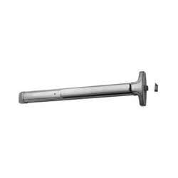 Detex F40 LD 611 98 36 Fire Rated Advantex Narrow Stile Rim Exit Device, Less Dogging, 98 Semi-Mortise Strike, 36 In. Device, Bright Bronze Clear Coated