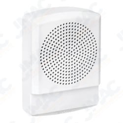 Potter / Amseco PE-LFHNWC-N Low Frequency Sounder, Ceiling Mount, Clear Lens, No Lettering, White