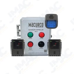 Macurco Boiler Package (120VAC with 4 Relays, CM-6 Carbon Monoxide Detector, Horn/Strobe Blue & E-Stop Button)