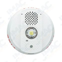 System Sensor PC2WLED-LF Ceiling Mount Strobe Sounder, Low-Frequency, White